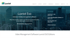 Desktop Screenshot of luxriot.com